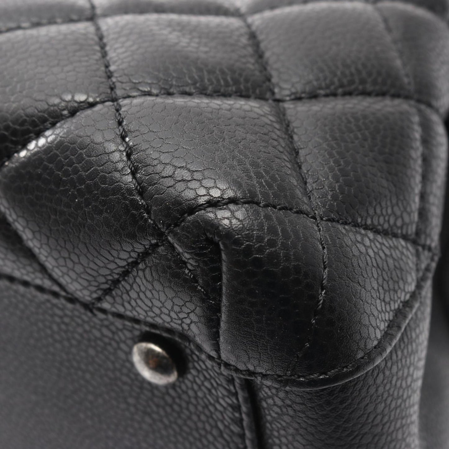 Chanel Matelasse Tote Bag In Calfskin Leather