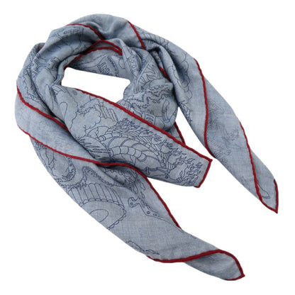 Unused Herms Carr H100 Les As Du Volant Scarf