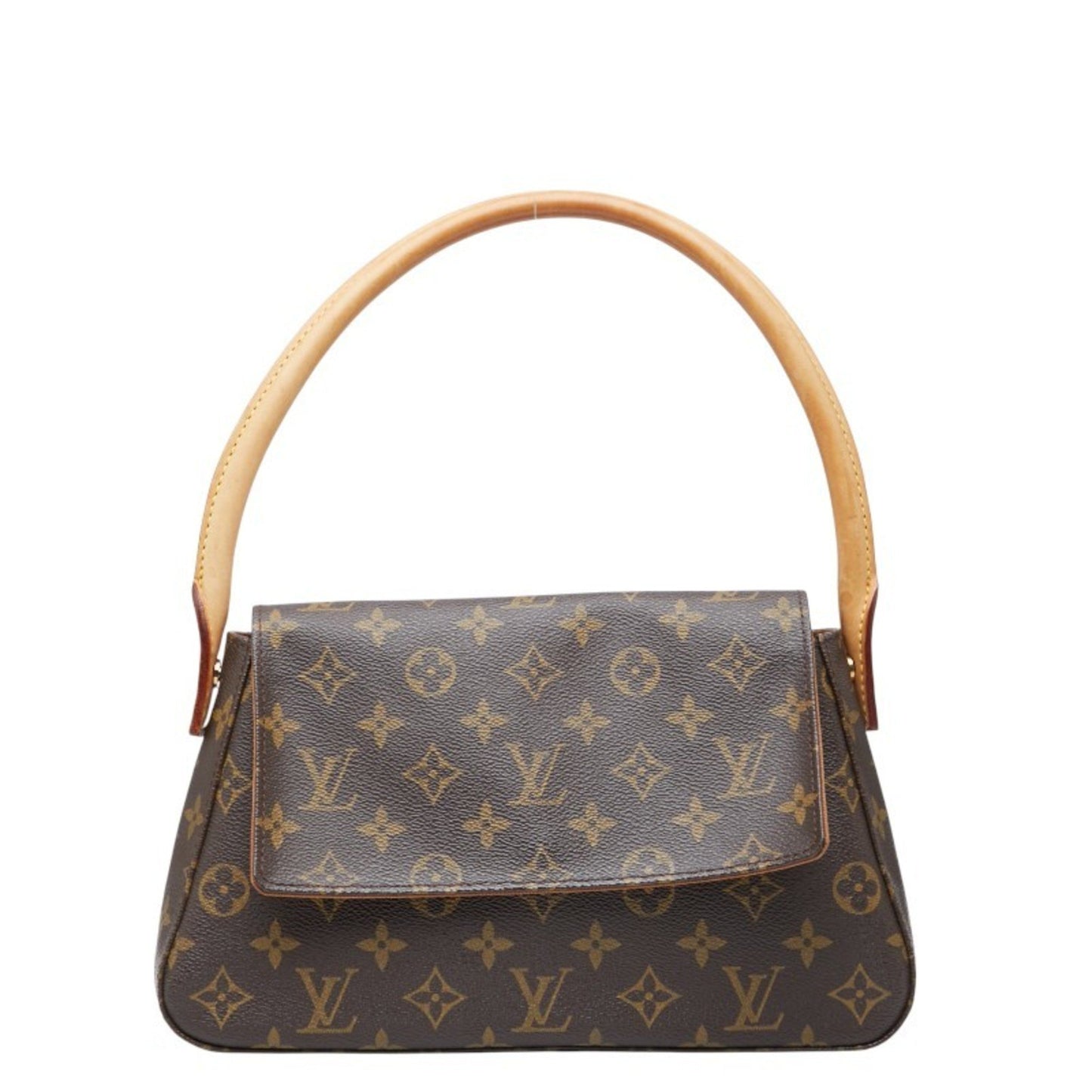 Louis Vuitton Monogram Mini Looping Shoulder Bag/Handbag M51147 Brown Leather