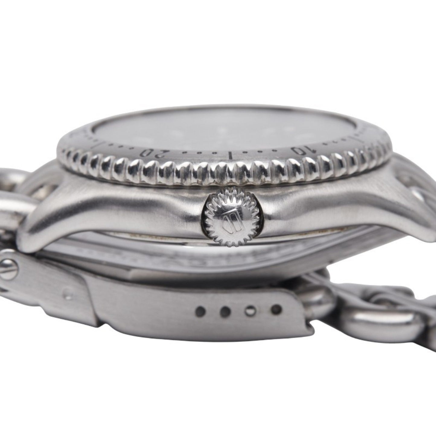 Tag Heuer Cell Watch Wg1213-K0 Quartz Gray Dial Stainless Steel Boys' Heuer