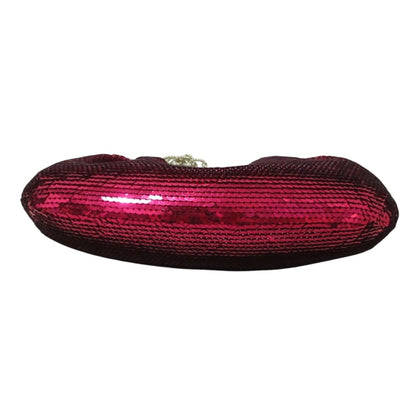 Coach Sequin Accessory Pouch Party Bag Chain Handbag 14368 Pink