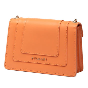Bvlgari Serpenti Forever Chain Shoulder Bag In Orange