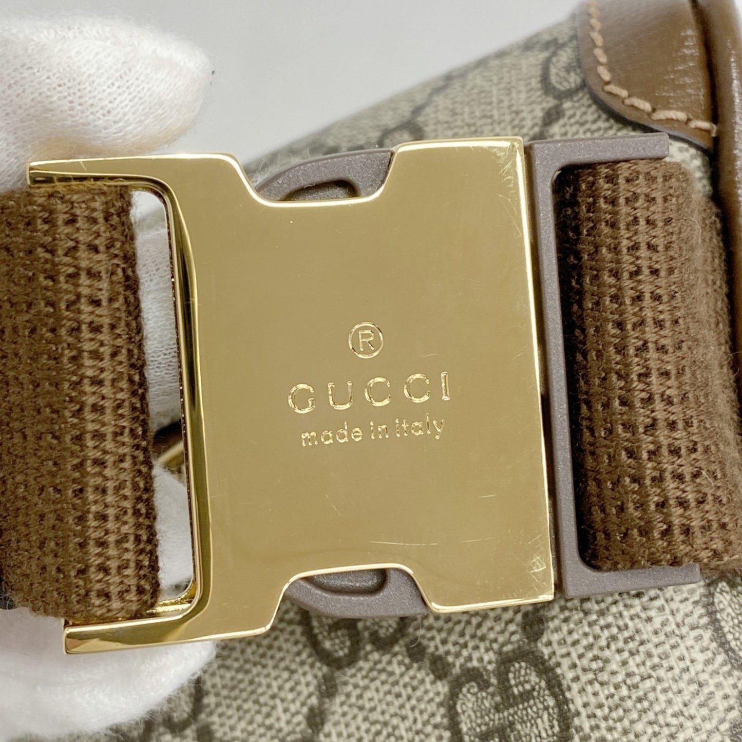 Gucci Gg Supreme Interlocking G Waist Bag 682933 Brown