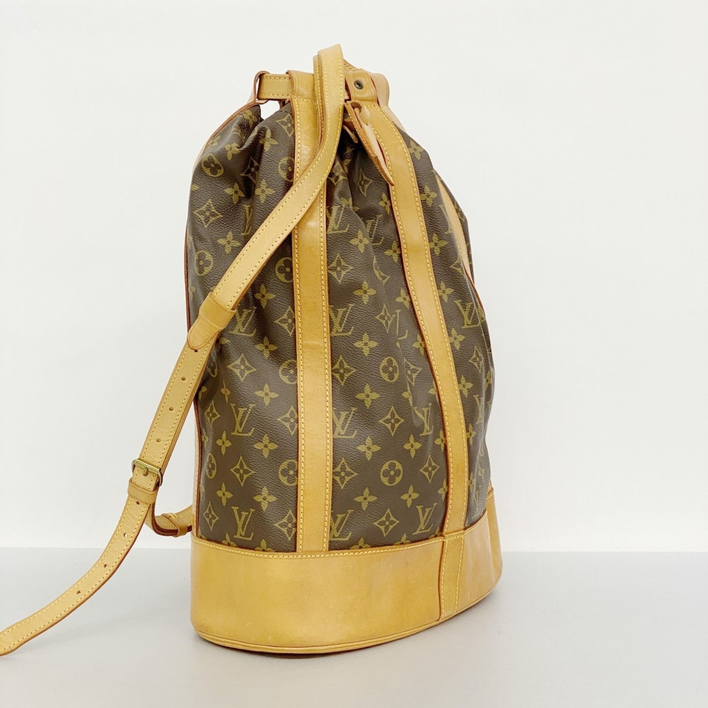Louis Vuitton Monogram Randonne Gm Shoulder Bag M42244 Brown