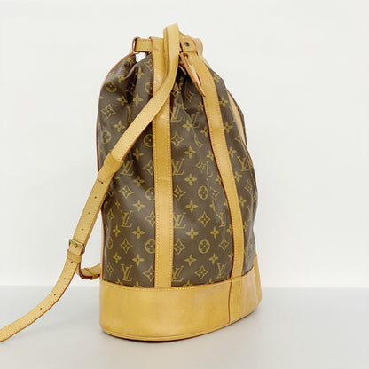 Louis Vuitton Monogram Randonne Gm Shoulder Bag M42244 Brown