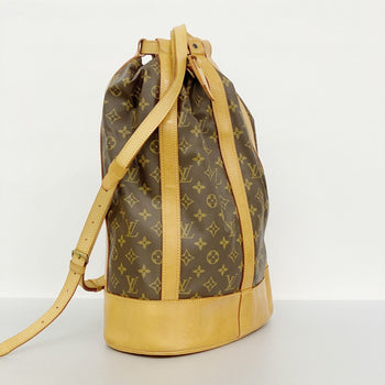 Louis Vuitton Monogram Randonne Gm Shoulder Bag M42244 Brown