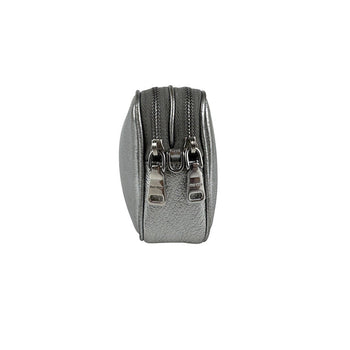 Miu Miu Miu Shoulder Bag In Silver Leather For Women