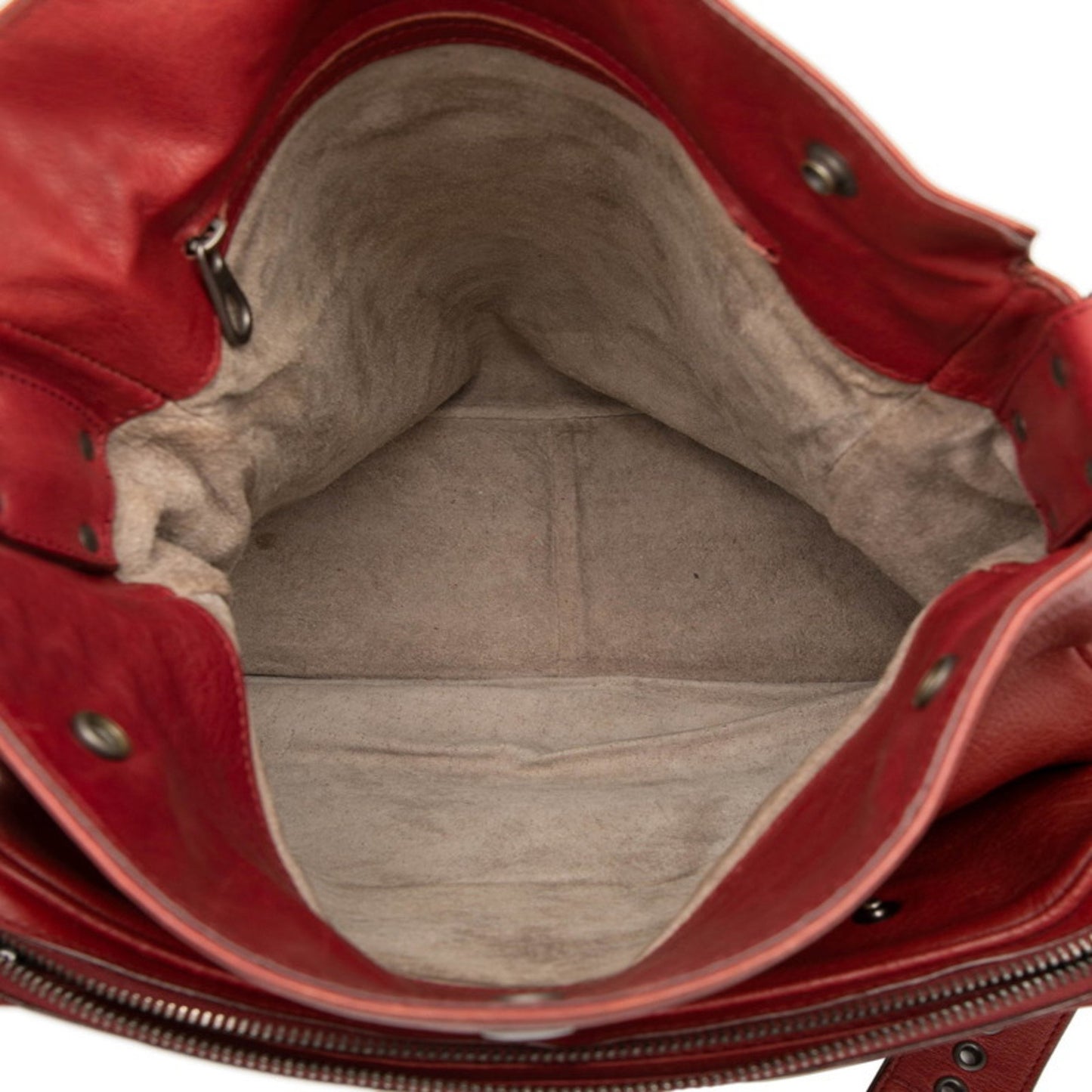 Bottega Veneta Intrecciato Shoulder Bag In Red Leather