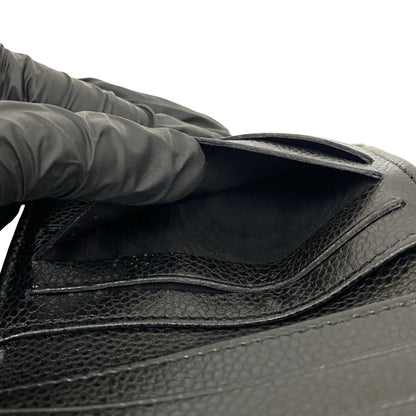 Chanel Matelasse Coco Caviar Leather Bi-Fold Wallet