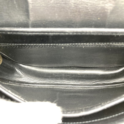 Christian Dior Dior Old Shoulder Bag Leather Black