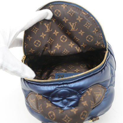 Louis Vuitton Monogram Palm Springs Backpack Mini Rucksack Blue Metallic M21060 Bp
