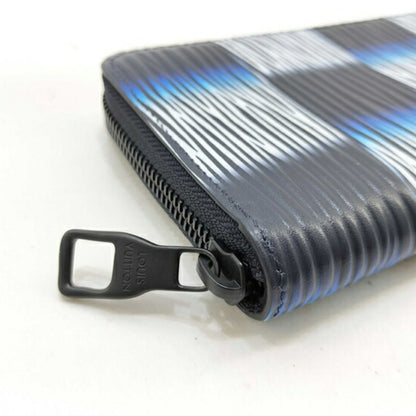 Louis Vuitton Louis Vuitton Long Wallet Zippy Vertical M82820 Navy Blue White Black Damier Rush Epi