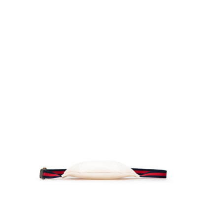 Gucci Logo Print Waist Bag/Body Bag 527792 In White