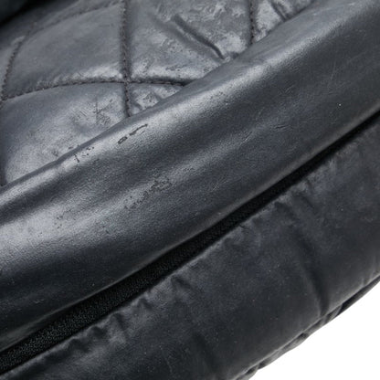Chanel Matelasse Coco Cocoon Bag Shoulder Black Leather