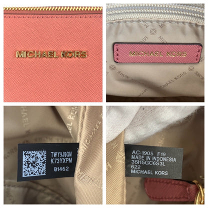 Michael Kors Ciara Pink Gold Hardware Leather 35H5Gc6S3L Handbag Shoulder Bag 2Way