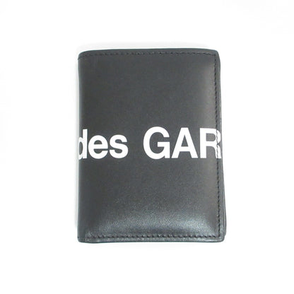 Comme Des Garons Huge Logo Logo Design Business Card Holder/Card Case Compact Wallet Black