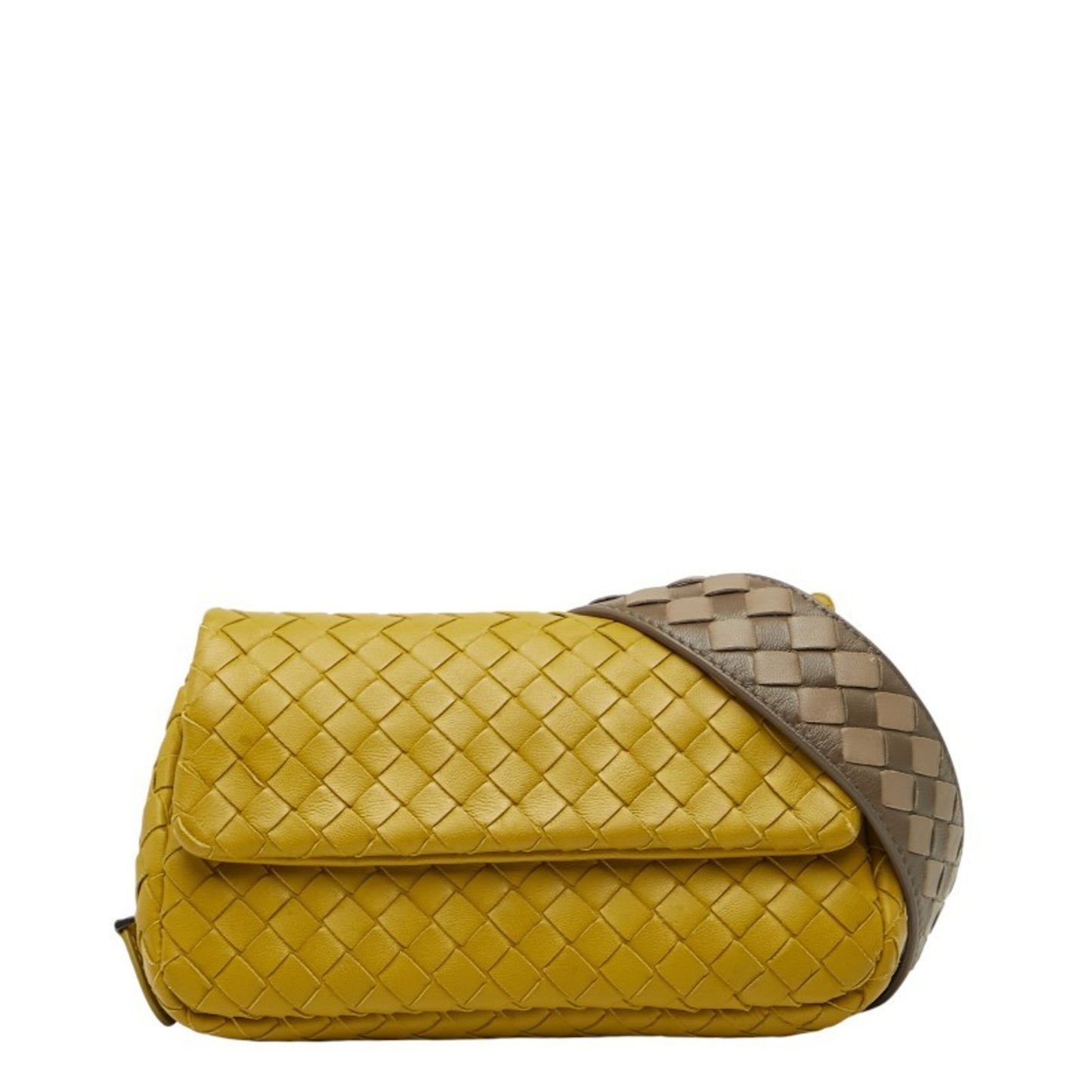 Bottega Veneta Intrecciato Crossbody Shoulder Bag In Green