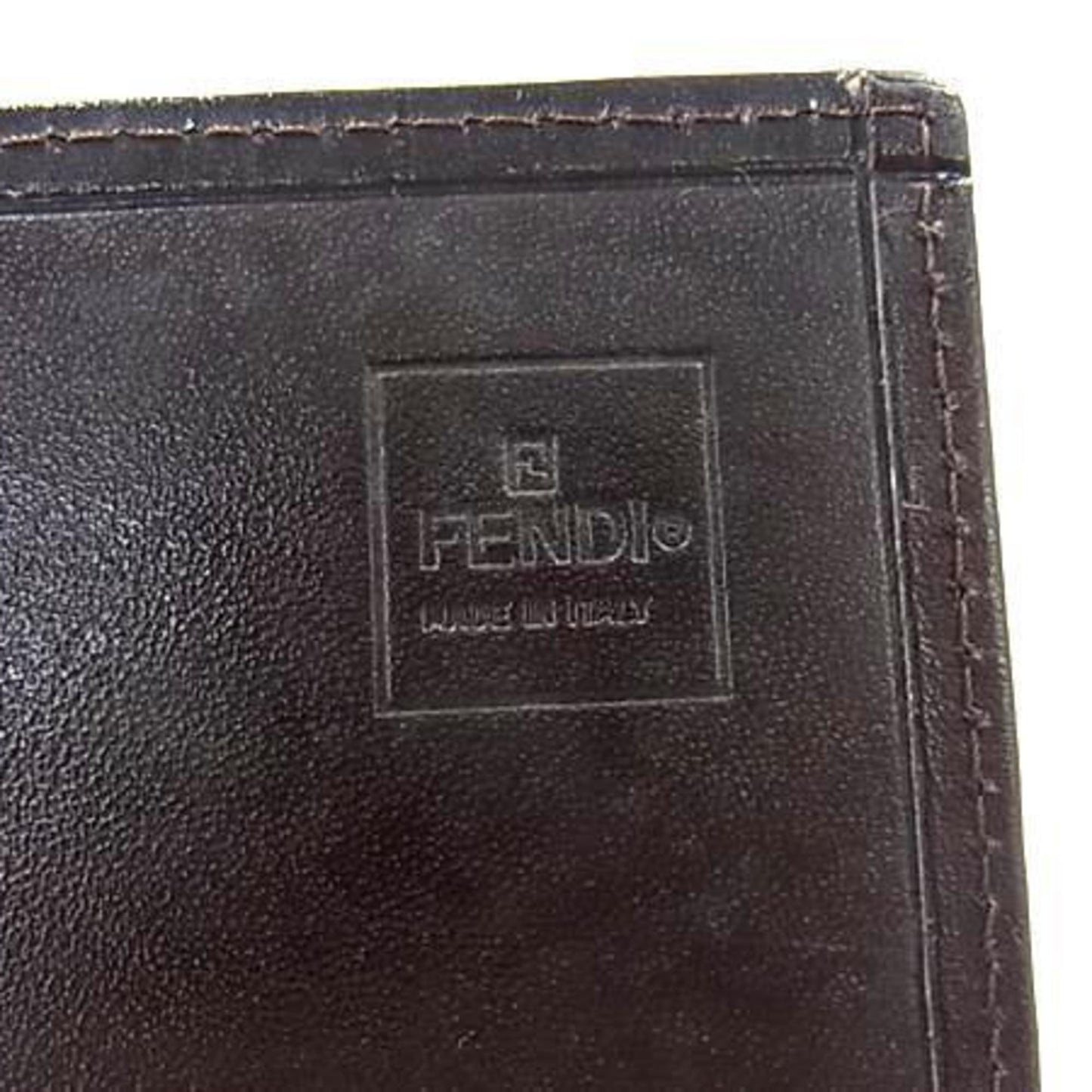 Fendi Zucca Bifold Wallet 07 15828 001 Brown/Black Canvas