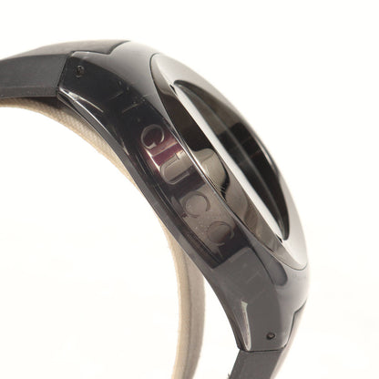 Gucci Gucci Skeleton Analog (Sync) Sherry Line Rubber Belt Black
