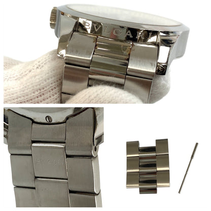 Bvlgari Solotempo Silver Stainless Steel Watch St37S