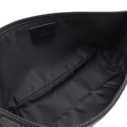 Gucci Gg Canvas Pouch/Sub-Bag/Handbag - Black 07198