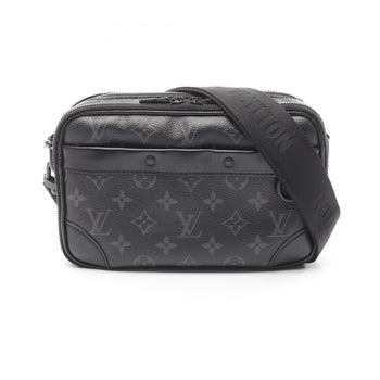 Louis Vuitton Alpha Shoulder Bag Coated Canvas Leather Monogram Eclipse