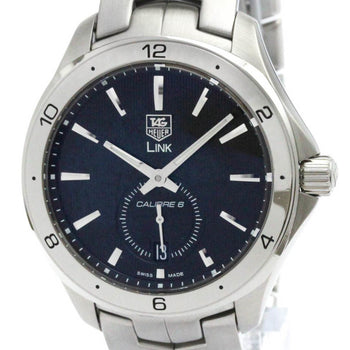 Polished Tag Heuer Link Calibre 6 Steel Automatic
