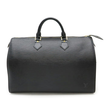 Louis Vuitton Epi Speedy 35 Handbag/Boston Bag In Leather Noir And Black