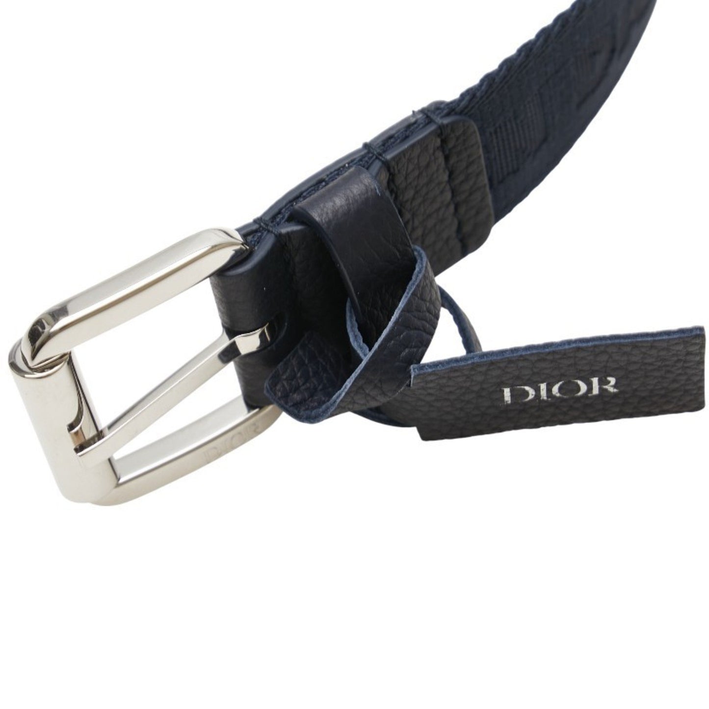 Christian Dior Dior Belt Navy Nylon