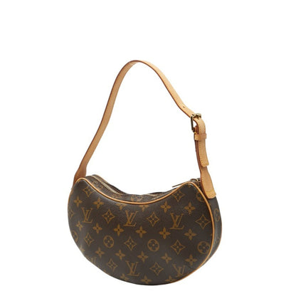 Louis Vuitton Monogram Pochette Croissant Pm Shoulder Bag M51510 Brown Leather