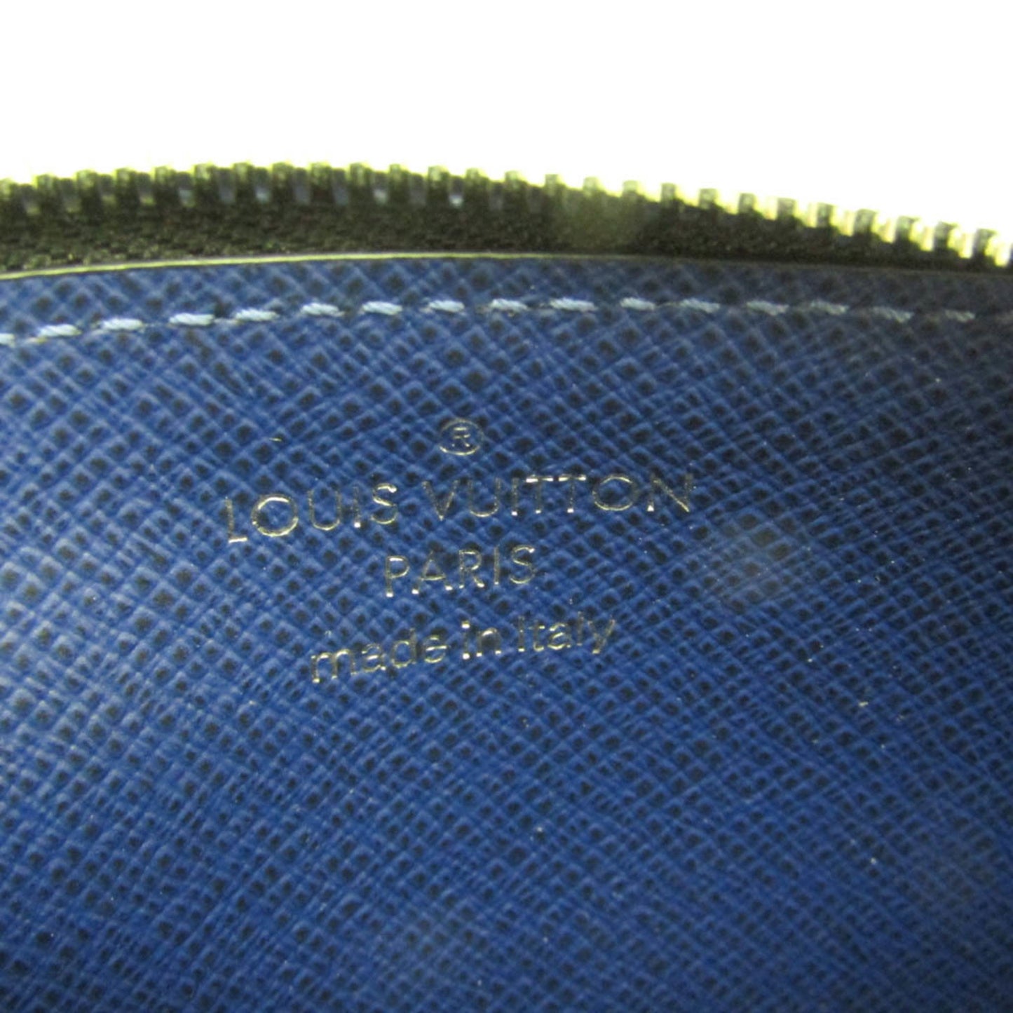 Louis Vuitton Taigarama Coin Card Holder M30270 Monogram Taigarama Card Case Cobalt