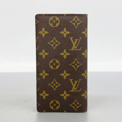 Louis Vuitton Monogram Portefeuille Brazza Long Wallet M66540 Brown