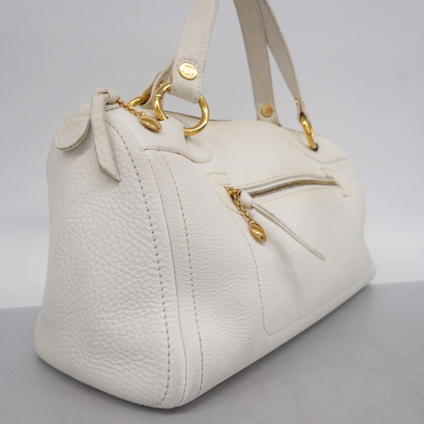 Celine Handbag Leather White