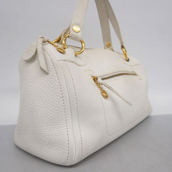 Celine Handbag Leather White