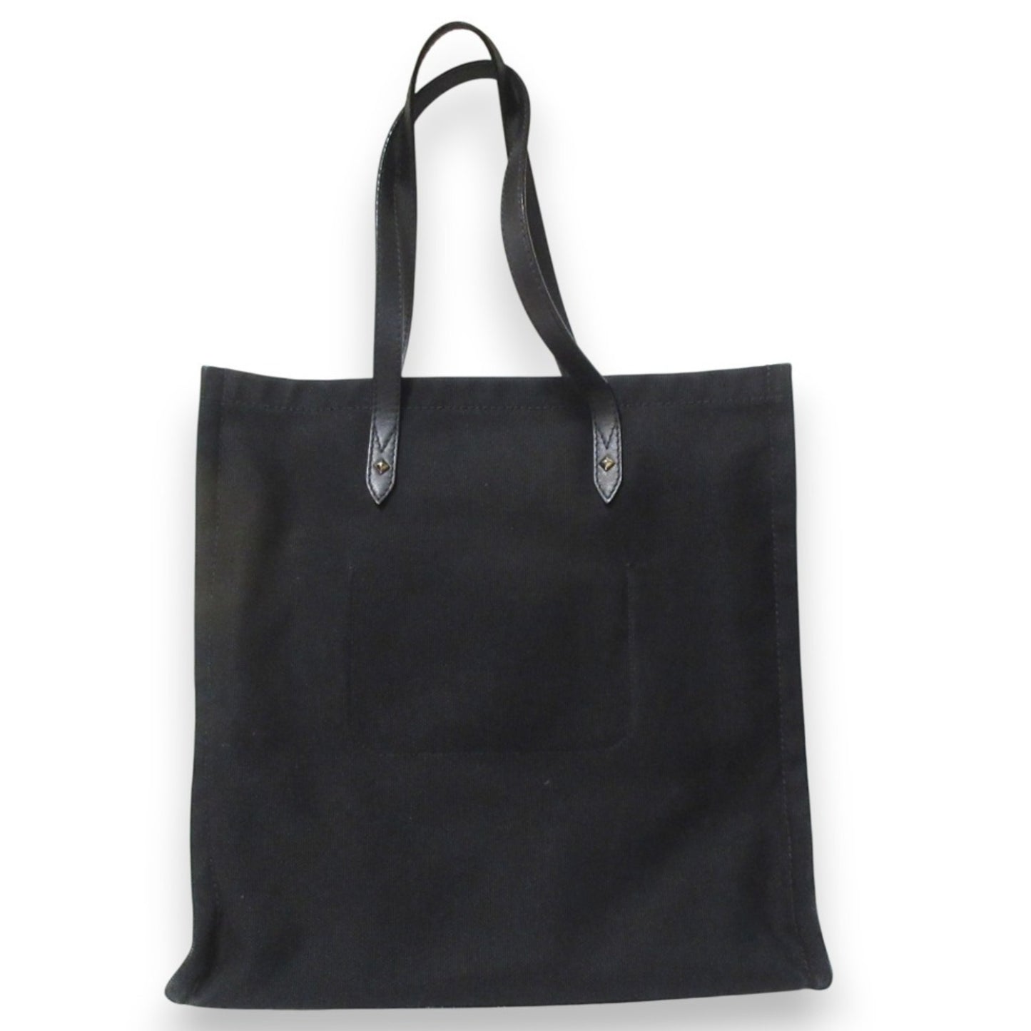 Jimmy Choo Logo Canvas Tote Bag In Black