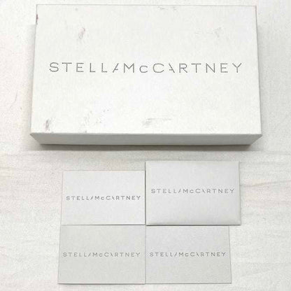 Stella Mccartney Bifold Long Wallet Navy Silver Falabella 391835 Polyester Metal Stella Mccartney