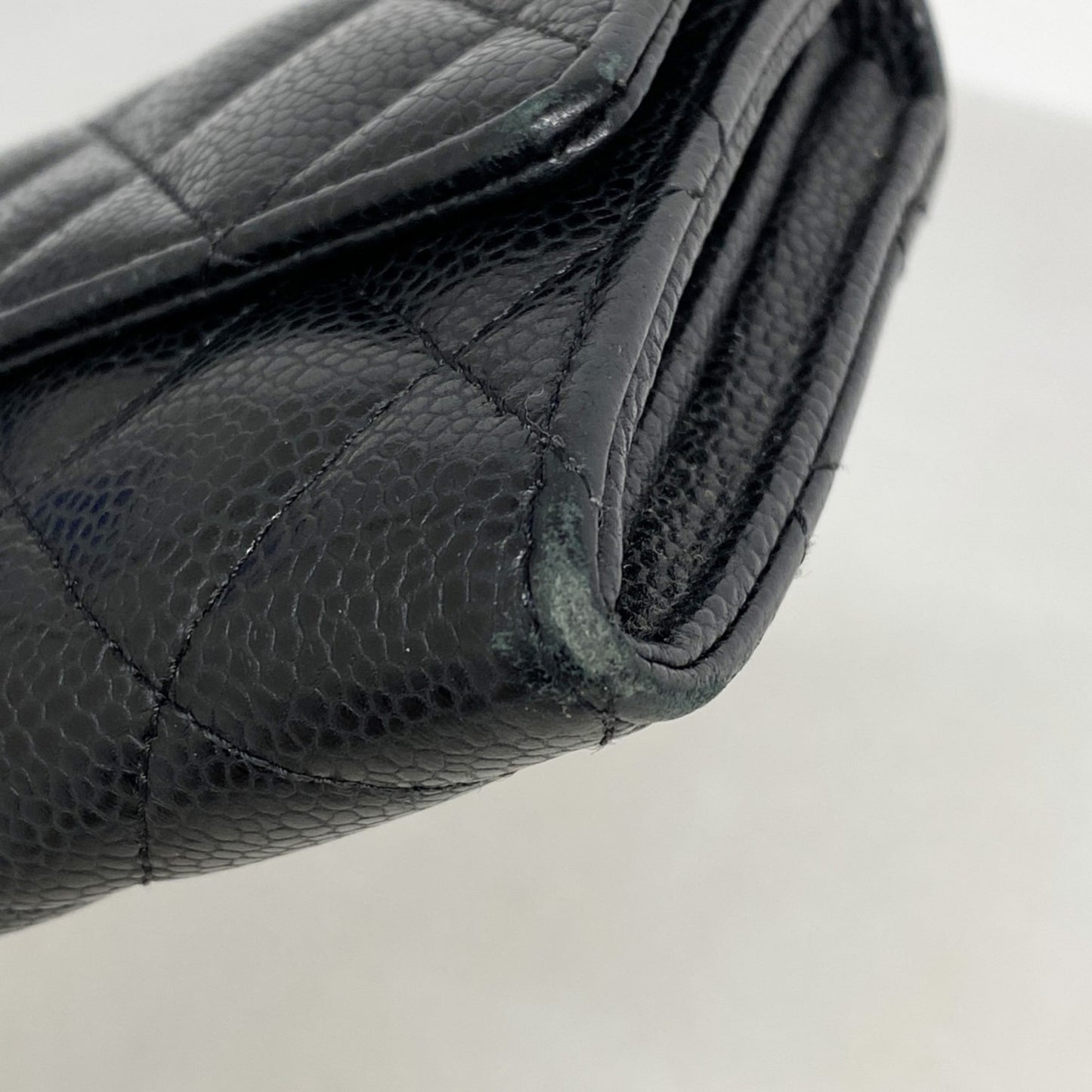 Chanel Matelasse Caviar Leather Long Wallet