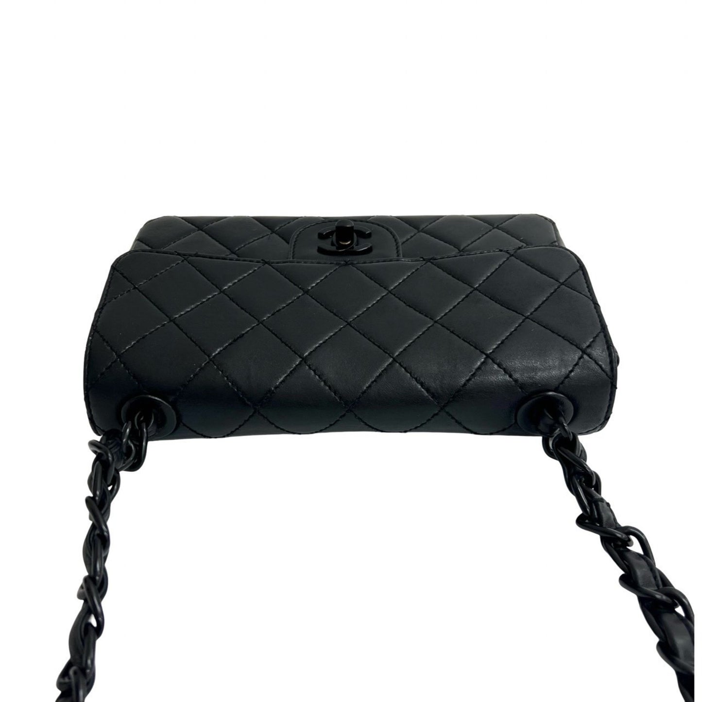 Chanel Matelasse Coco Lambskin Leather Chain Shoulder Bag