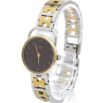 Hermes Arceau Quartz Gold Plated Steel Quartz