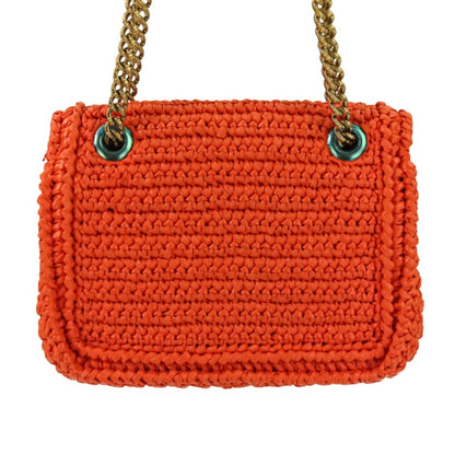 Dolce & Gabbana Devotion Crochet Sacre Heart Chain Shoulder Bag