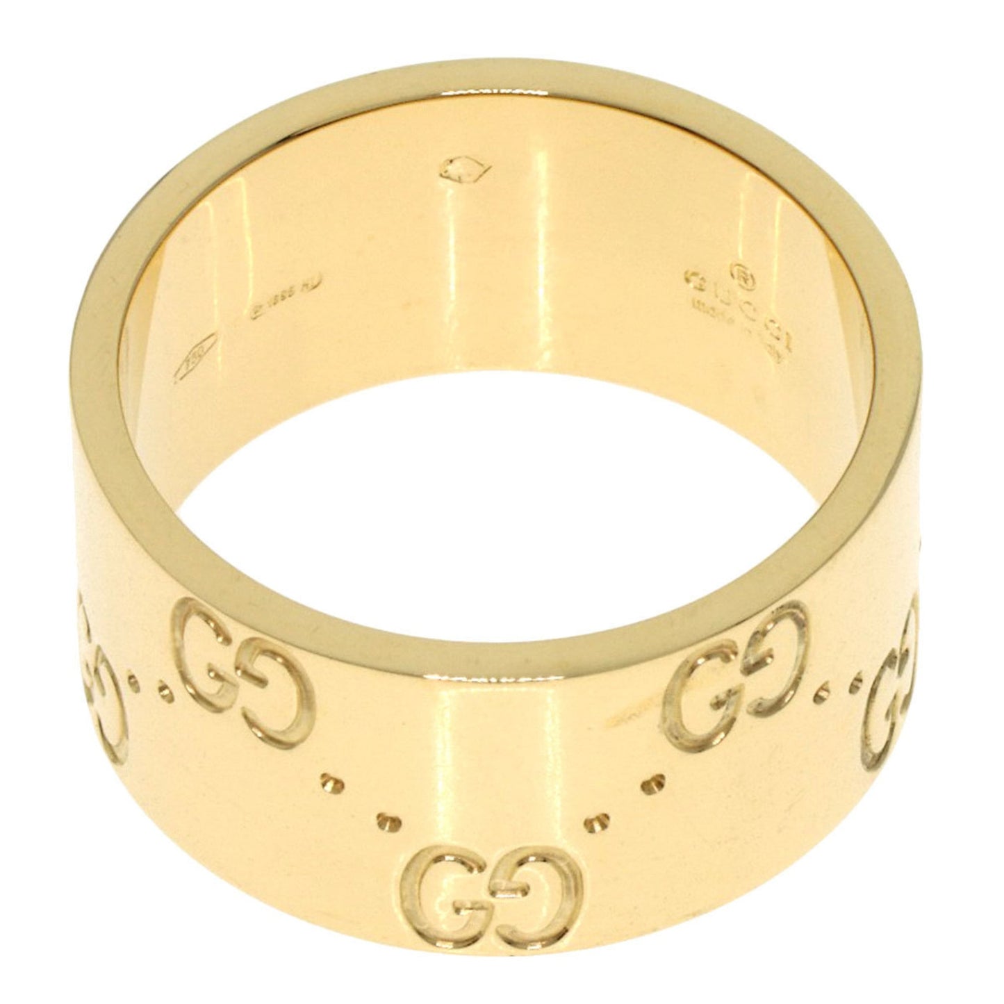 Gucci Icon Wide #10 Ring In 18K Yellow Gold
