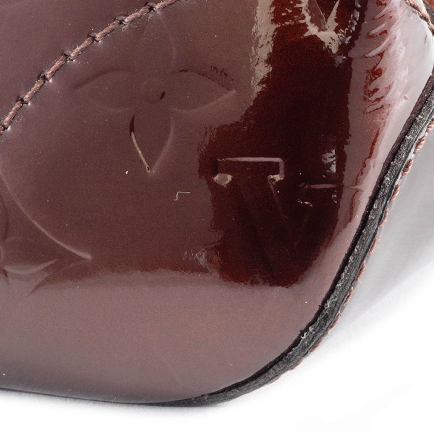 Louis Vuitton Rosewood Avenue Shoulder Bag Monogram Vernis Amaranth M93510