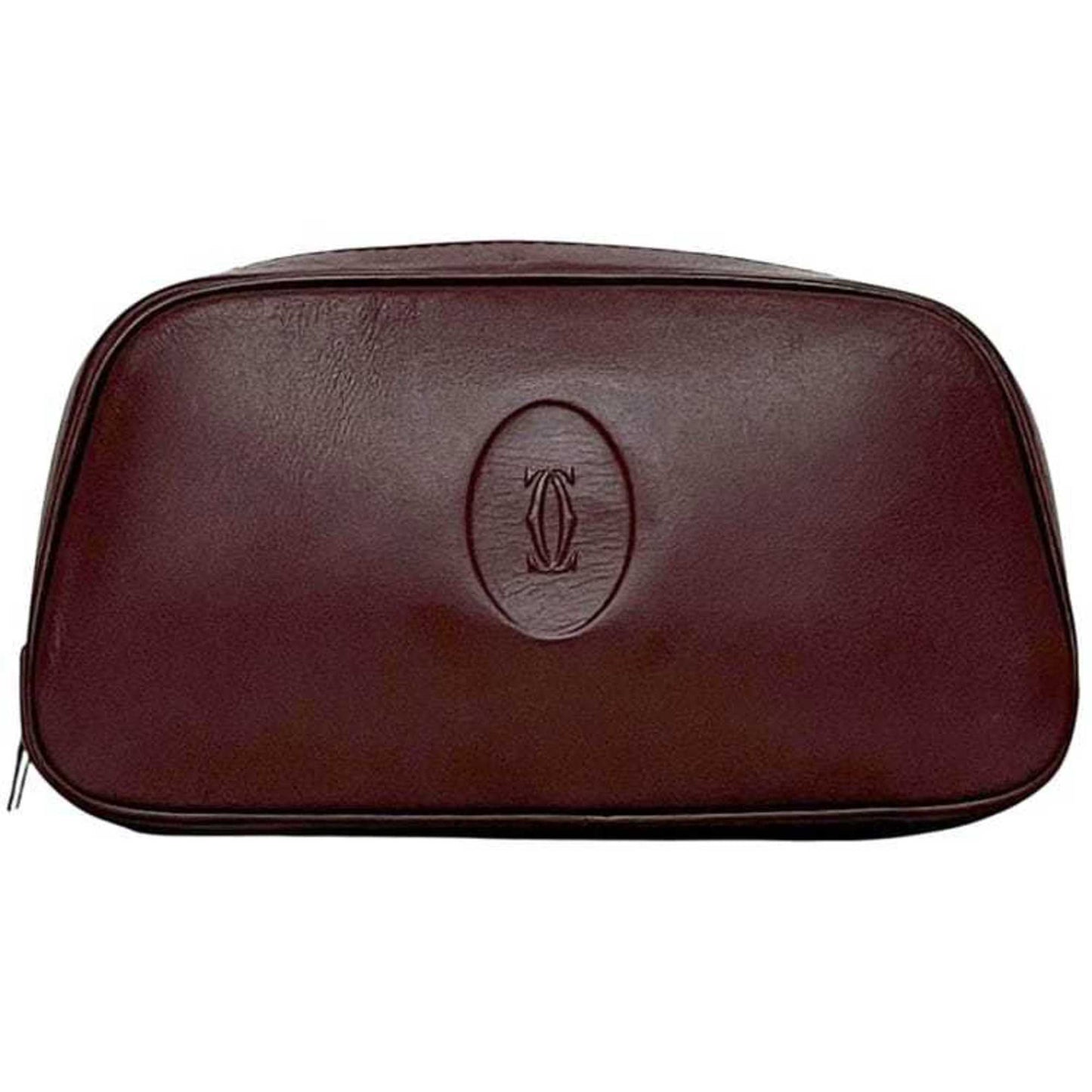 Cartier Mini Pouch Ec-24379 Bordeaux Must Leather