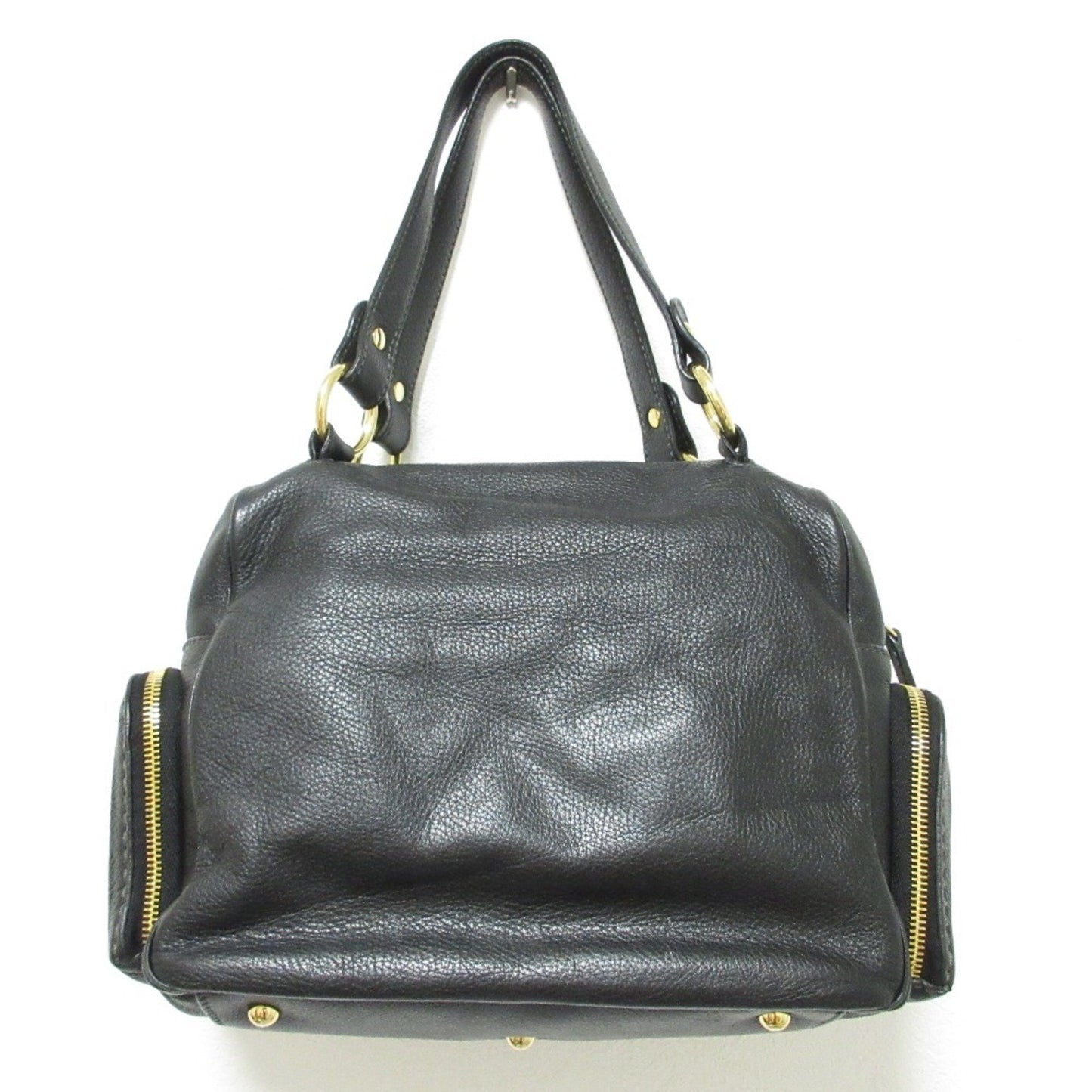 Tod'S Multi-Pocket Leather Handbag In Black