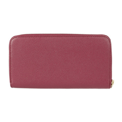 Bvlgari Bulgari Long Wallet 286311 Leather Heather Amethyst Pink Series Gold Hardware Round Zipper