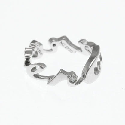 Cartier Signature 3P Diamond Ring White Gold (18K) Fashion Diamond Band Ring Silver