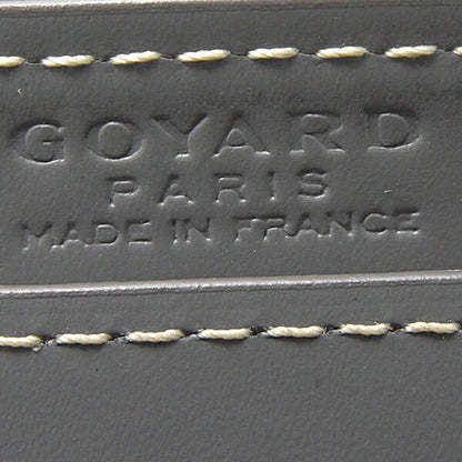 Goyard Matignon Pm Coin Case In Gray Pvc Leather