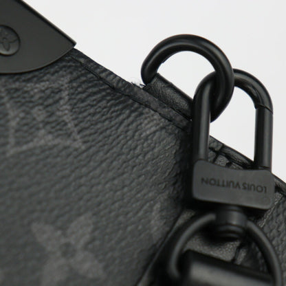 Louis Vuitton Louis Vuitton Trunk Pochette Second Bag M45937 Monogram Eclipse Leather Black