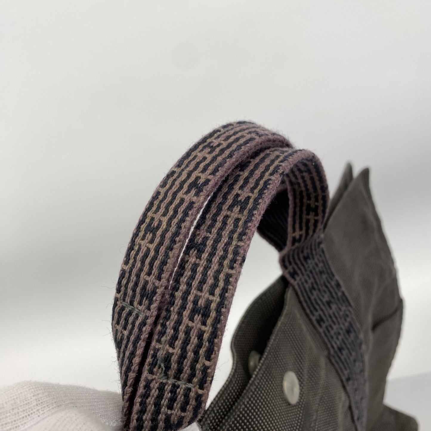 Hermes Herms Air Line Mm Canvas Tote Bag