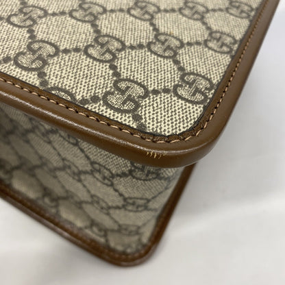 Gucci Horsebit Handbag 627323 Brown